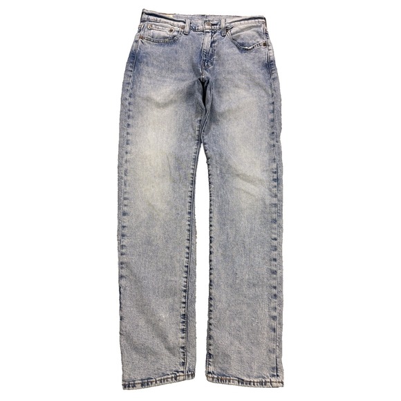 Levi's Other - Levis Premium 502 Jeans Men 30x32 Blue Distressed Denim Taper Leg Red‎ Tab
